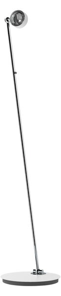 Top Light Puk Mini Floor Single LED mat/clear, alb, reglabil, Metalic, Camera de zi / sufragerie, Metal, Design, Lumină de lectură