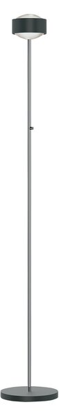 Top Light Puk Maxx Eye Floor LED cu lentilă mată, antracit/cromat, reglabil, Metalic, Camera de zi / sufragerie, Metal, Design