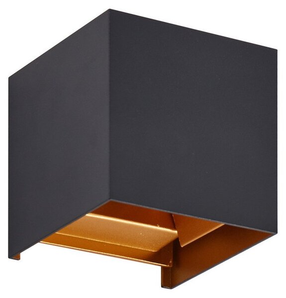 Lămpi de exterior Lindby, Nivar, Negru, Balcon, Metal, Modern