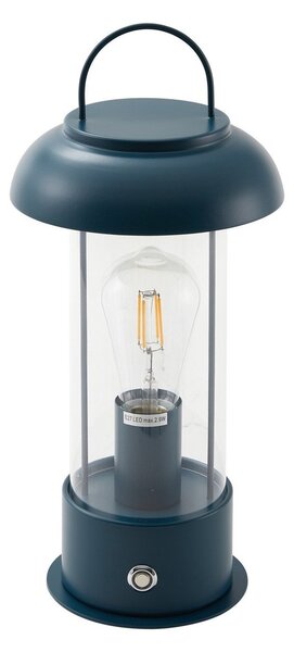 Lampă de Exterior Lindby, Yvette, reglabil, Albastru, Terasă, Metal, Modern