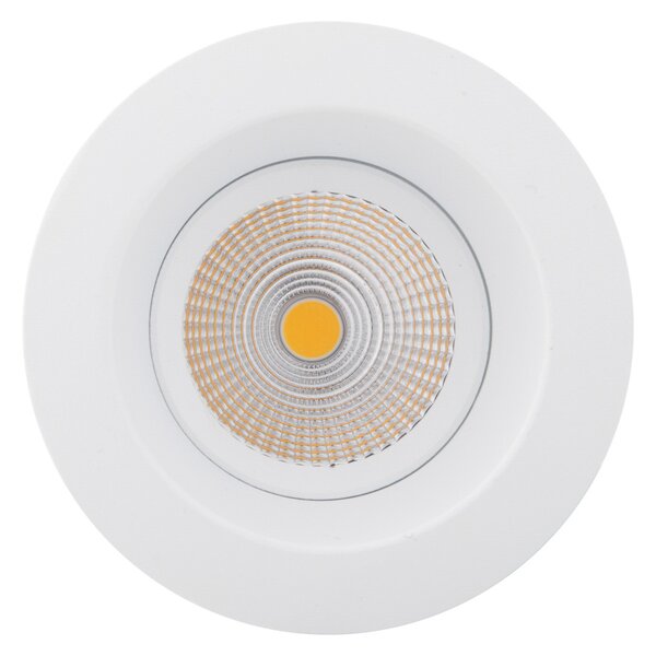 The Light Group SLC One Soft LED cu LED-uri de încastrare spoturi lumină alb cald, reglabil, Alb, Camera de zi / sufragerie, Metal, Modern, Corpuri de iluminat încastrate rotunde