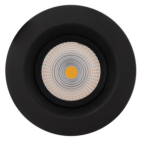 The Light Group SLC One Soft LED cu LED-uri de încastrare spot dim-to-warm negru, reglabil, Negru, Camera de zi / sufragerie, Metal, Modern, Corpuri de iluminat încastrate rotunde