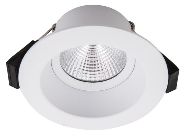 The Light Group SLC One Soft LED cu LED-uri de încastrare spoturi lumină alb cald, reglabil, Alb, Camera de zi / sufragerie, Metal, Modern, Corpuri de iluminat încastrate rotunde