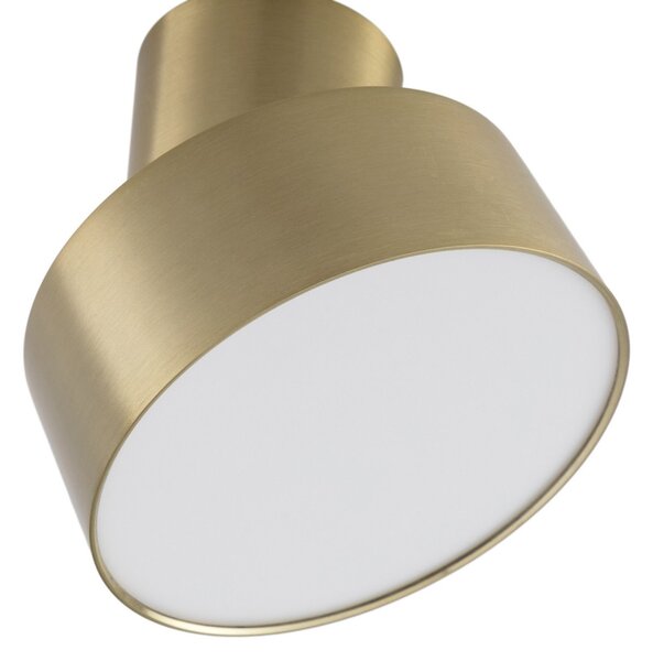Plafoniere Lindby, Nivoria, Auriu / Alamă, Camera de zi, Aluminiu, Modern