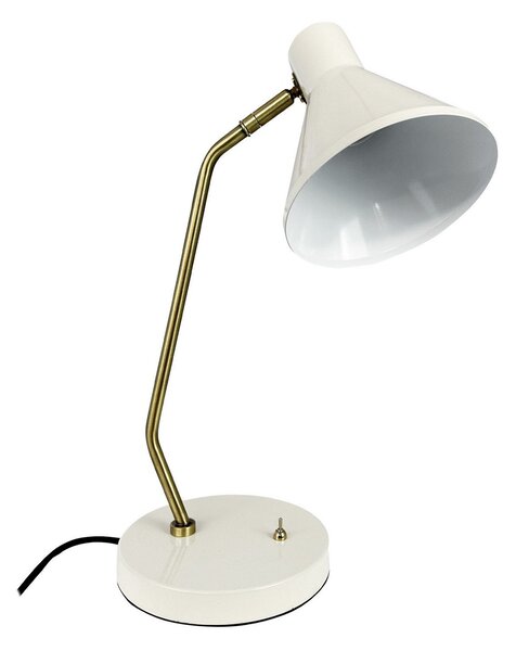 Lampă de masă Dyberg Larsen, Sleep, Alb, Camera de zi, Metal, Design