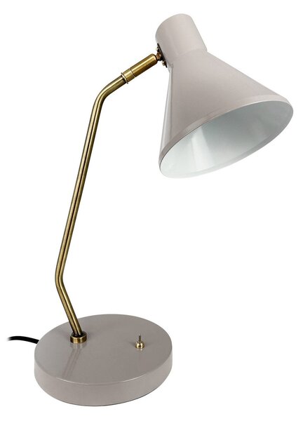 Lampă de masă Dyberg Larsen, Sleep, Gri, Camera de zi, Metal, Design