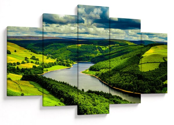 Tablou - Peisaj verde (150x105 cm)