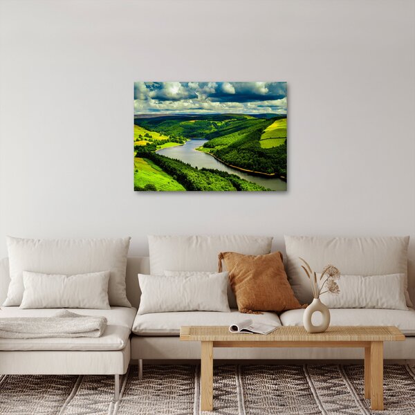 Tablou - Peisaj verde (70x50 cm)