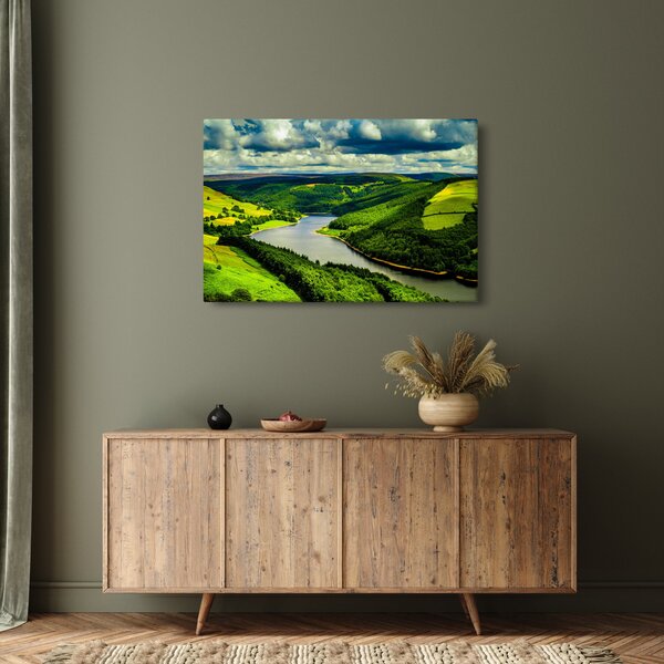 Tablou - Peisaj verde (90x60 cm)