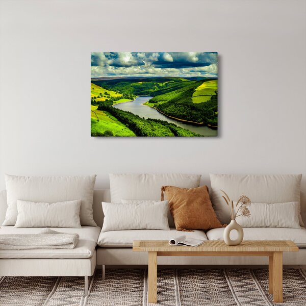 Tablou - Peisaj verde (90x60 cm)
