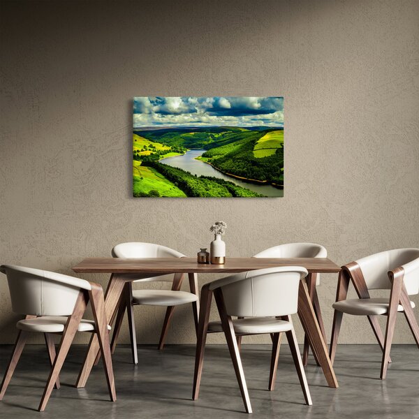 Tablou - Peisaj verde (90x60 cm)