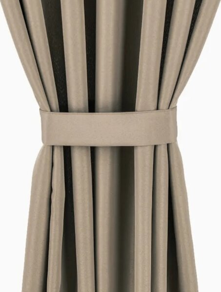 Perdea de gradina GARDIO EASY rezistenta la apa 150x220 cm, maro deschis Agatat: Inele metalice