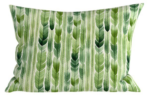 Husa de perna din bumbac poliester GREEN TREES POLY 50x70 cm, verde