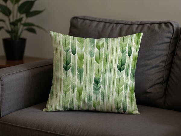 Husa de perna din polibumbac GREEN TREES POLY 45x45 cm, verde