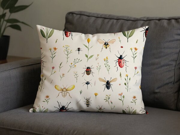 Fața de perna din polibumbac INSECTA POLY 50x70 cm, colorat