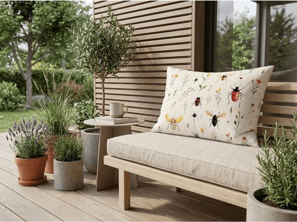 Fața de perna din polibumbac INSECTA POLY 50x70 cm, colorat