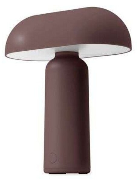 Lampă de masă Normann Copenhagen, Maro / Rugină, Camera de zi, Plastic