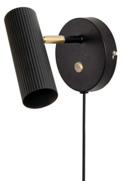 Lampă de perete Globen Lighting, Hubble, Negru, dormitor, Metal, Design