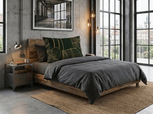 Fata de perna din microfibra VENECIA 70x90 cm, verde inchis