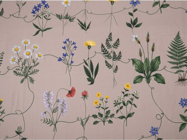Cearsaf din microfibra HERBAR bej 90x200 cm