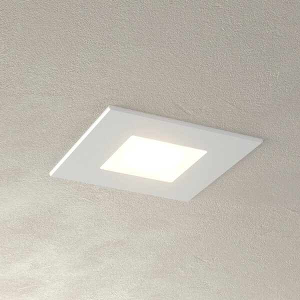 Heitronic Lumină de încastrat cu LED alb Klaus pentru cutii, Alb, Hol, Metal, Modern, Plafon încastrat