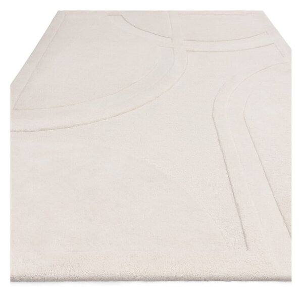 Covor alb din lână 120x170 cm Olsen – Asiatic Carpets