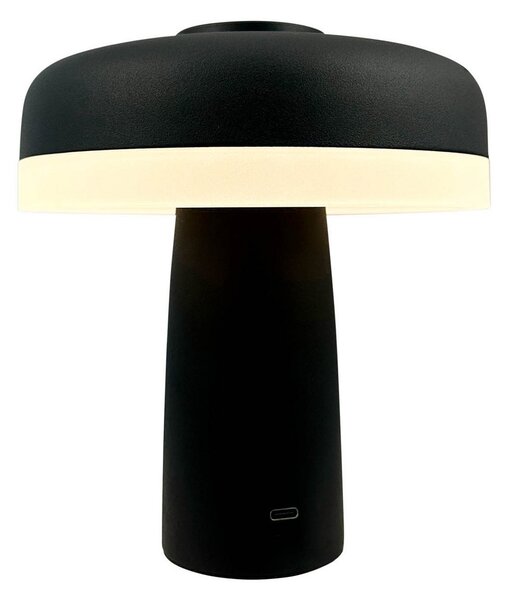 Lampă de masă Dyberg Larsen, Porter, reglabil, Negru, Camera de zi, Metal, Scandinavă