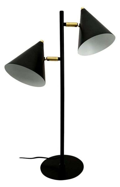 Lampă de masă Dyberg Larsen, Rouen, Negru, Camera de zi, Metal, Scandinavă