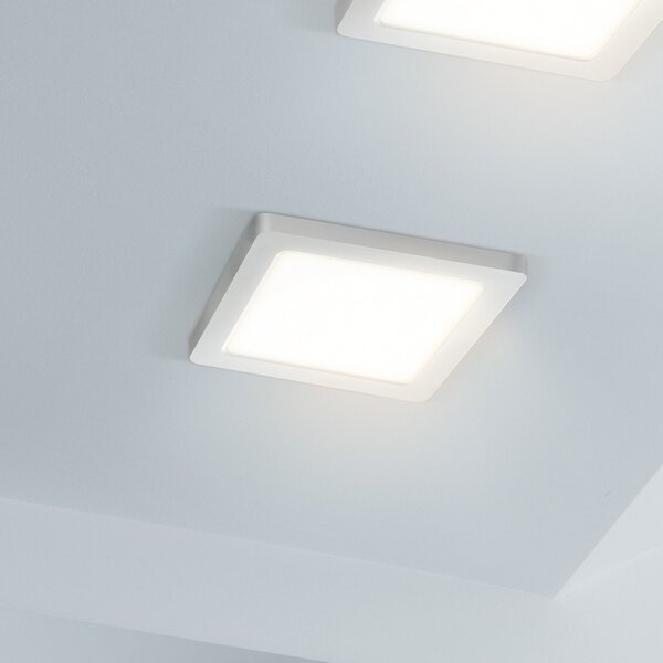 Heitronic Panou LED Selesto, pătrat, reglabil, alb, reglabil, Alb, Hol, Metal, Modern