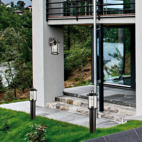 Viokef Aplică de exterior Kimolos, reglabil, Negru, Metal