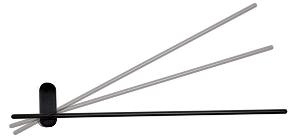 Viokef Aplică perete LED Felix, reglabilă, negru-nisip, Negru, Camera de zi / sufragerie, Metal, Modern