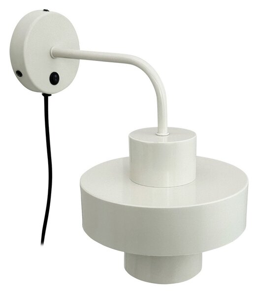 Lampă de perete Dyberg Larsen, Stoke, Alb, Camera de zi, Metal, Design