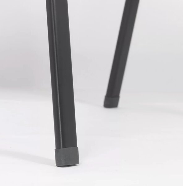 Scaun conferinta VENTO, spatar Mesh, cadru metalic, Negru