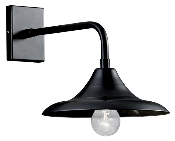 Viokef Aplică de exterior Malta, reglabil, Negru, Metal