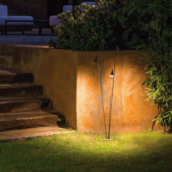 Vibia Lampă de exterior cu LED Brisa, 1 bec, culoare kaki, Verde, Plastic, Design