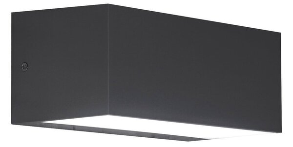 Viokef Aplică LED de exterior Amelia, gri închis, Gri, Plastic, Modern