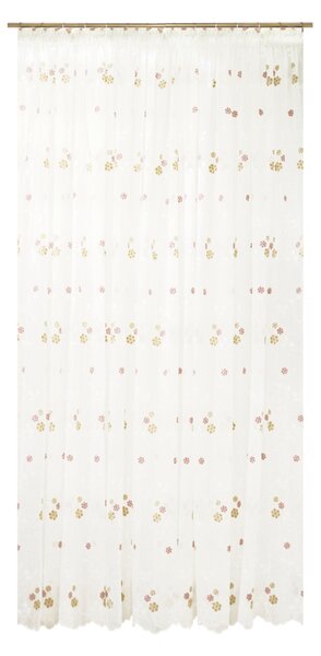 Perdea Velaria flori roz, 460x247 cm