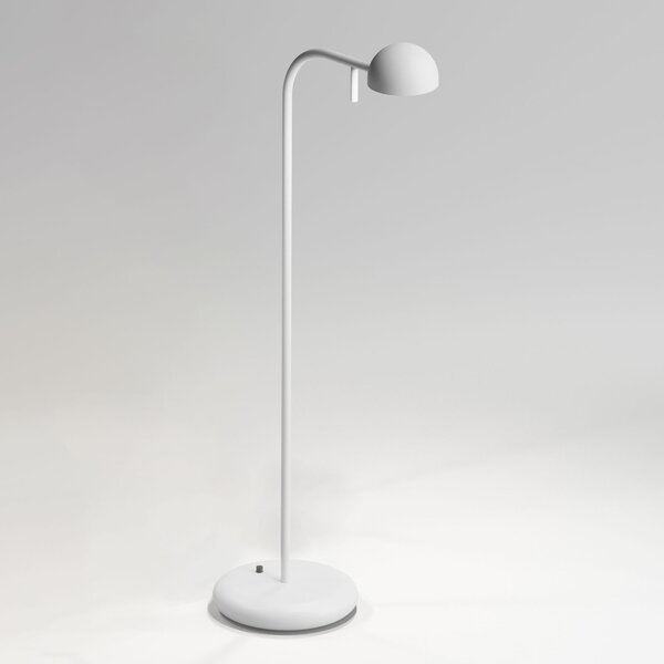 Vibia Lampa de masă LED Pin 1650, lungime 23 cm, albă, Alb, Studiu / Birou, Metal, Modern