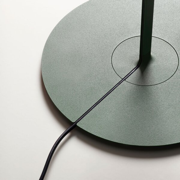 Vibia Warm 4901 Lampă de masă, Ø 42 cm, verde, Verde, Camera de zi / sufragerie, Metal, Modern