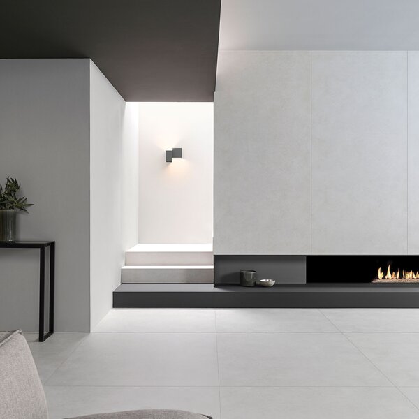 Vibia Structural 2602 aplică LED, gri închis, reglabil, Gri, Camera de zi / sufragerie, Metal, Modern
