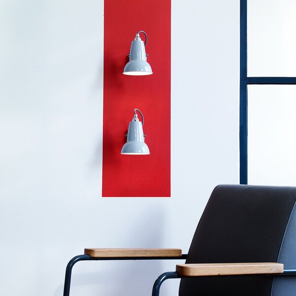 Lampă de perete Anglepoise, Original 1227, Gri, Camera de zi, Metal, Design industrial