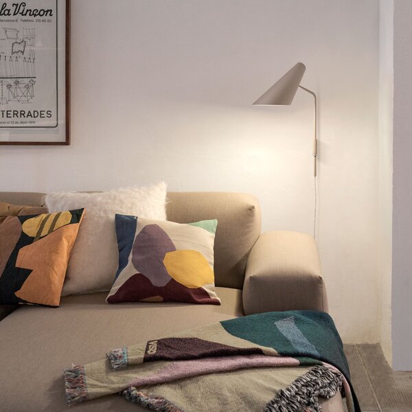 Vibia I.Cono 0725 aplice de perete, 54 cm, alb, Alb, dormitor, Plastic, Modern