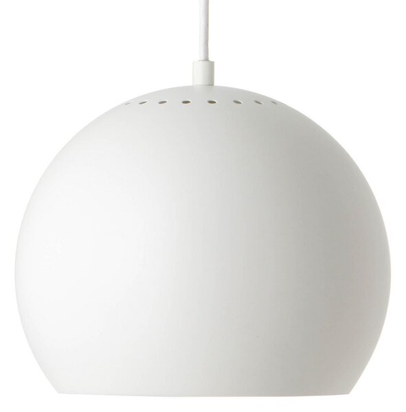 Lustră Pendul FRANDSEN, Ball, reglabil, Alb, Camera de zi, Metal, Design