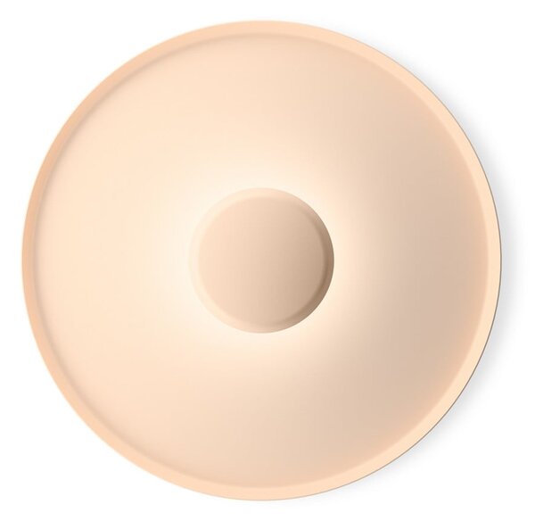 Vibia Aplică LED Top Ø 60 cm roz pal, reglabil, Roz / Rosé, Camera de zi / sufragerie, Metal, Modern