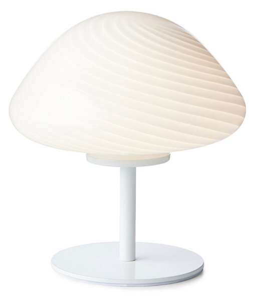 Lampă de masă Halo Design, Alb, Camera de zi, Sticlă
