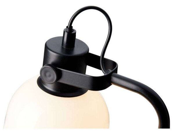 Lampă de masă Halo Design, Negru, Camera de zi, Metal