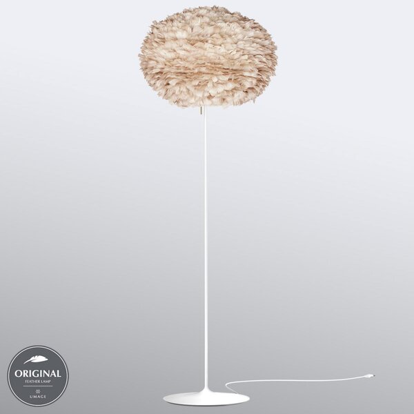 UMAGE Eos large lampă de podea maro deschis, Maro / Rugină, Camera de zi / sufragerie, Metal, Design