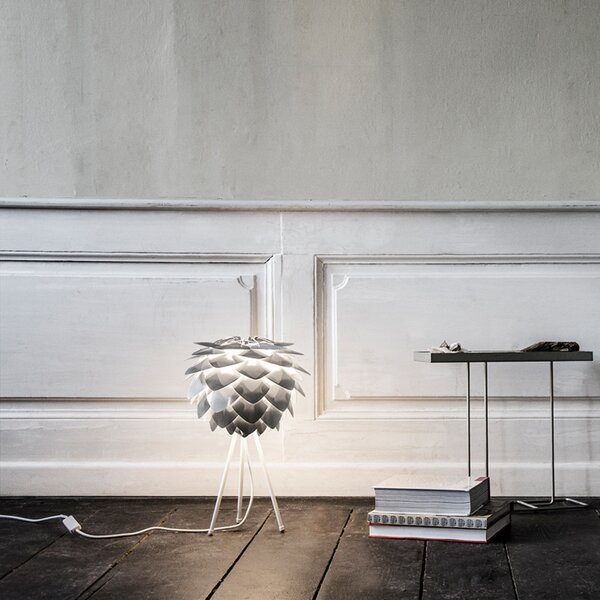 UMAGE Silvia mini lampă de masă oțel, Metalic, Camera de zi / sufragerie, Metal, Design, Tripod