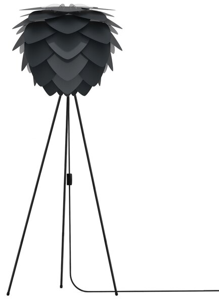 UMAGE Aluvia lampadar mediu antracit, Negru, Camera de zi / sufragerie, Metal, Design, Tripod
