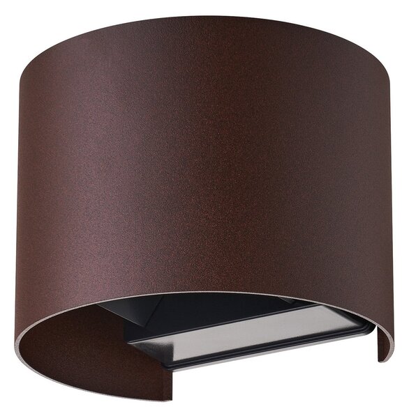 Lămpi de exterior Lindby, Dara, reglabil, Maro / Rugină, Balcon, Aluminiu, Modern
